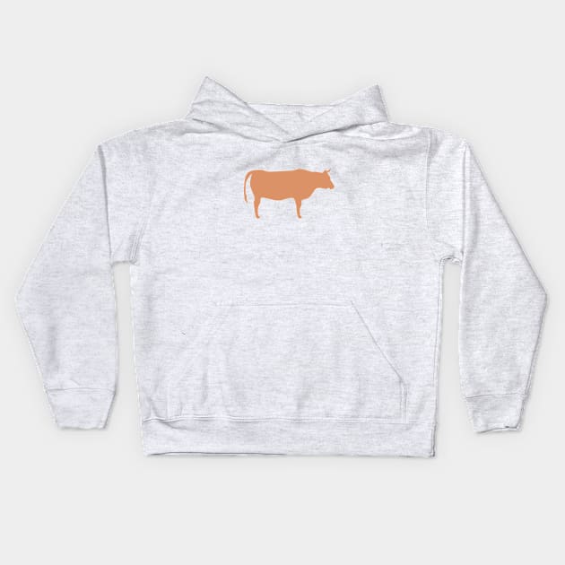 Randall Cattle (Vista) Kids Hoodie by Cascade Patterns